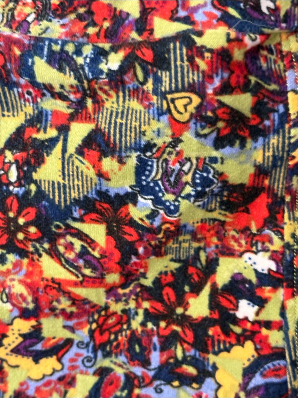 LuLaRoe Kids Floral Print Leggings in Yellow, Red, Blue, Purple